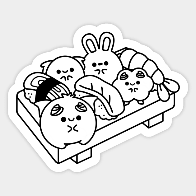 Sushi platter Sticker by Lani89